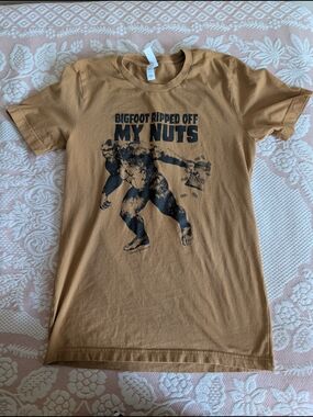 Bella+Canvas Mustard Brown Crewneck Tee